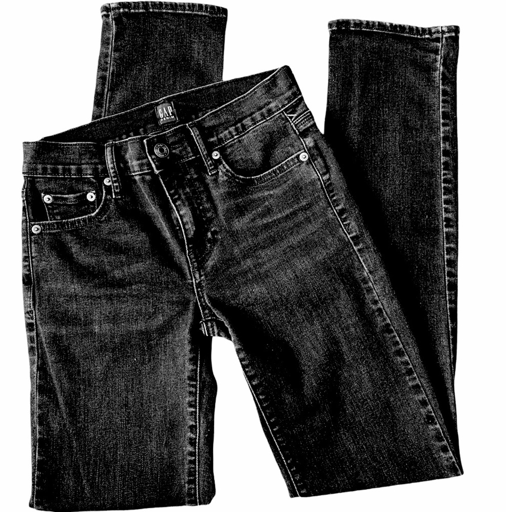 GAP Skinny Jeans , Classic Straight Skinny Jeans ,Women Skinny Black Denim Pants